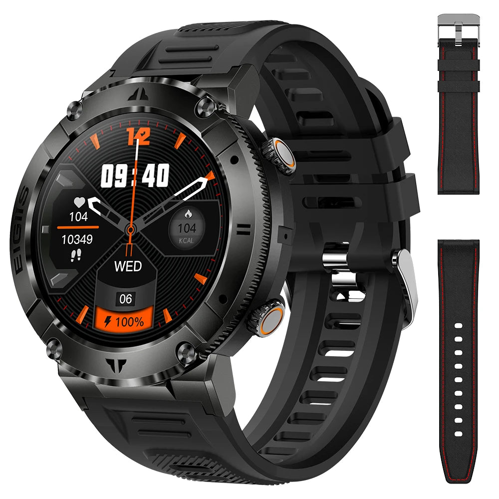 LaNikar Smartwatch Men TFT Display Bluetooth Call Blood Pressure Monitor