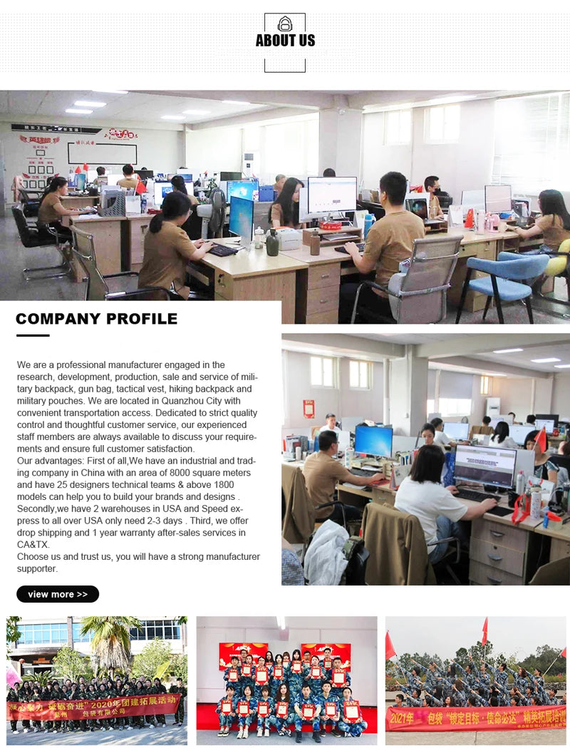 LQARMY Molle Tactical Backpack for Hiking and Camping