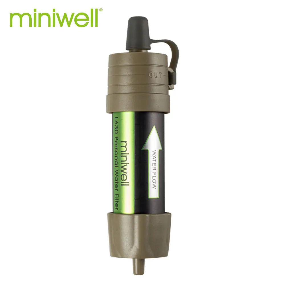 Miniwell L630 Personal Camping Water Filter Straw for Survival