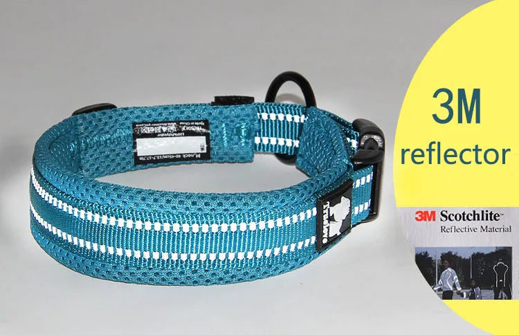 TRUELOVECN Truelove Nylon Dog Collar Padded Reflective Quick Release