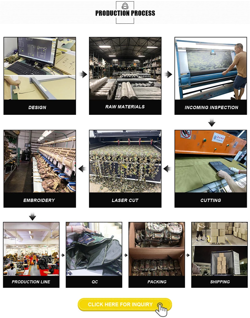 LQARMY Molle Tactical Backpack for Hiking and Camping