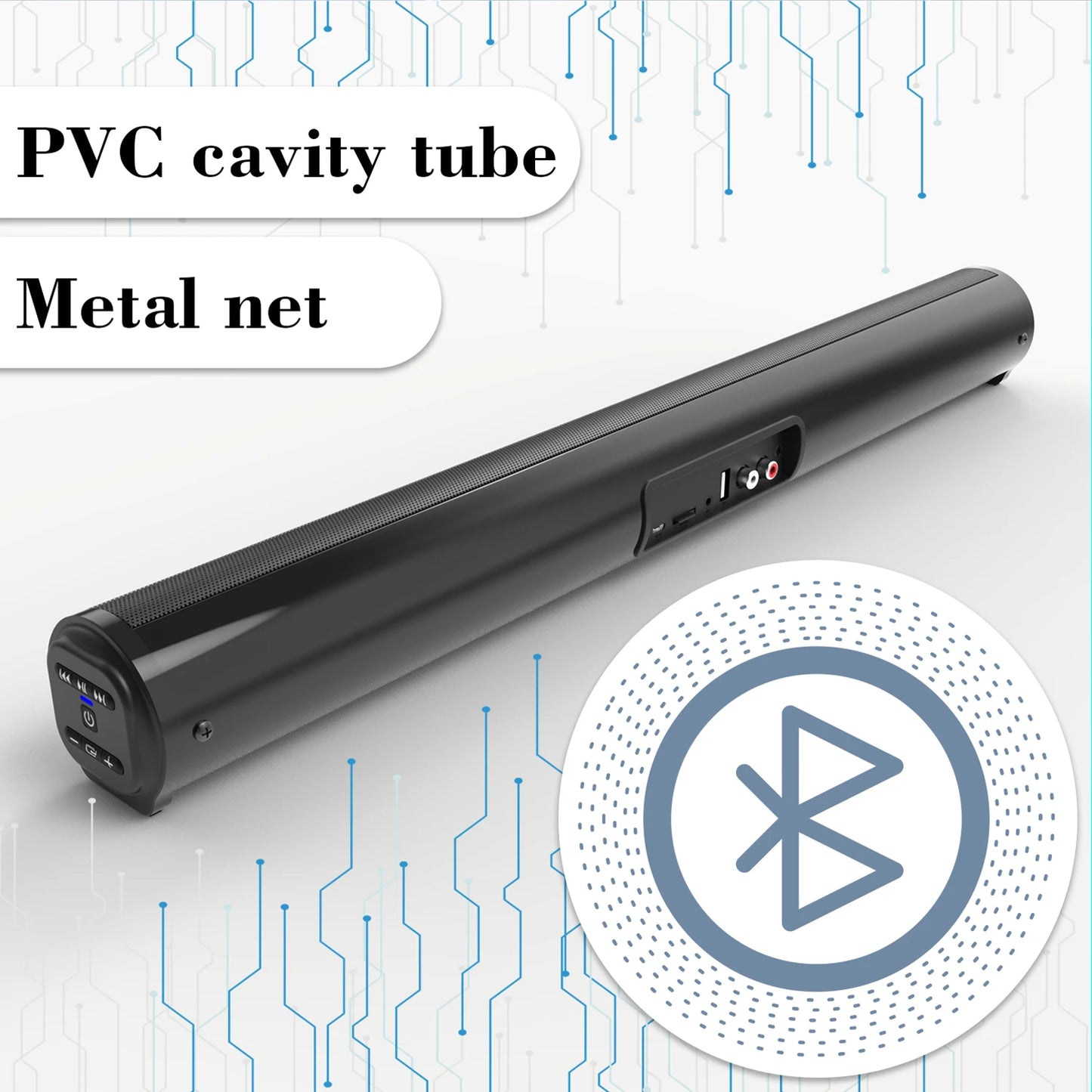 Sombar Wireless Bluetooth Soundbar Computer Home Theater Speaker