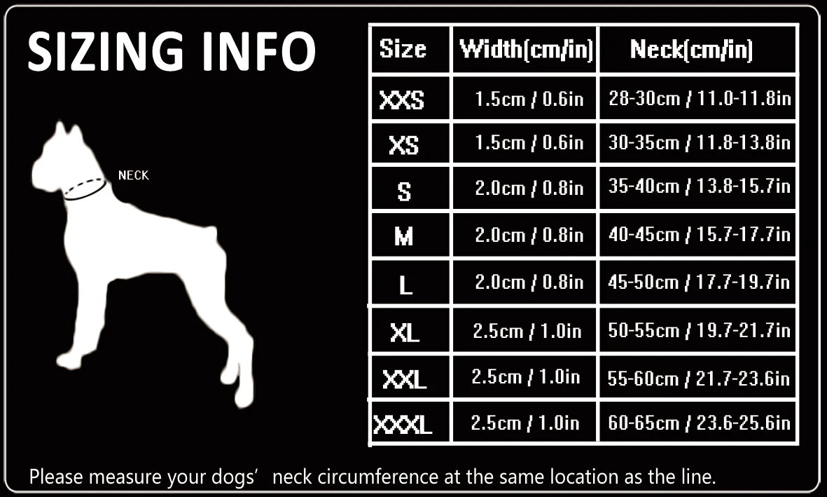 TRUELOVECN Truelove Nylon Dog Collar Padded Reflective Quick Release