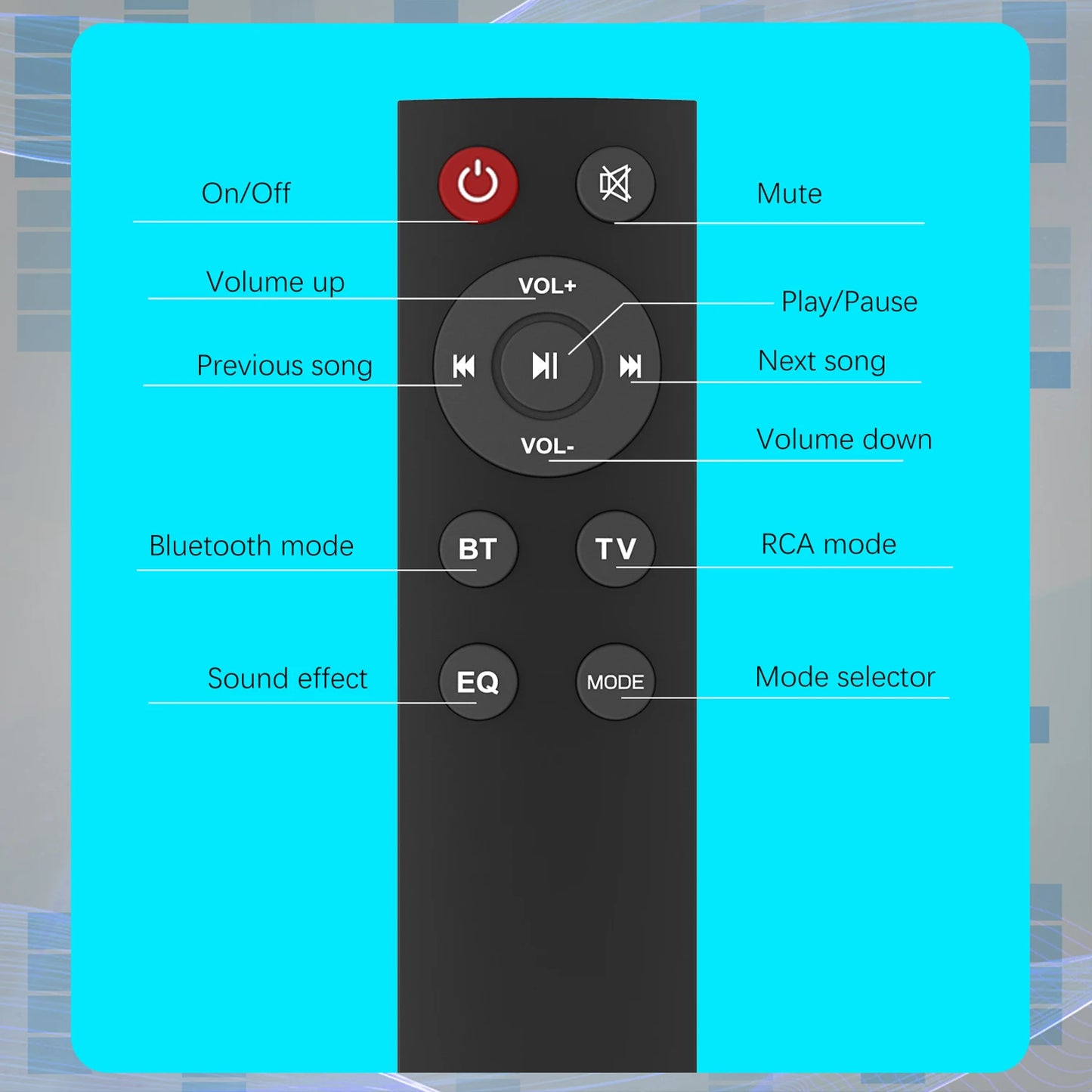 Sombar Wireless Bluetooth Soundbar Computer Home Theater Speaker