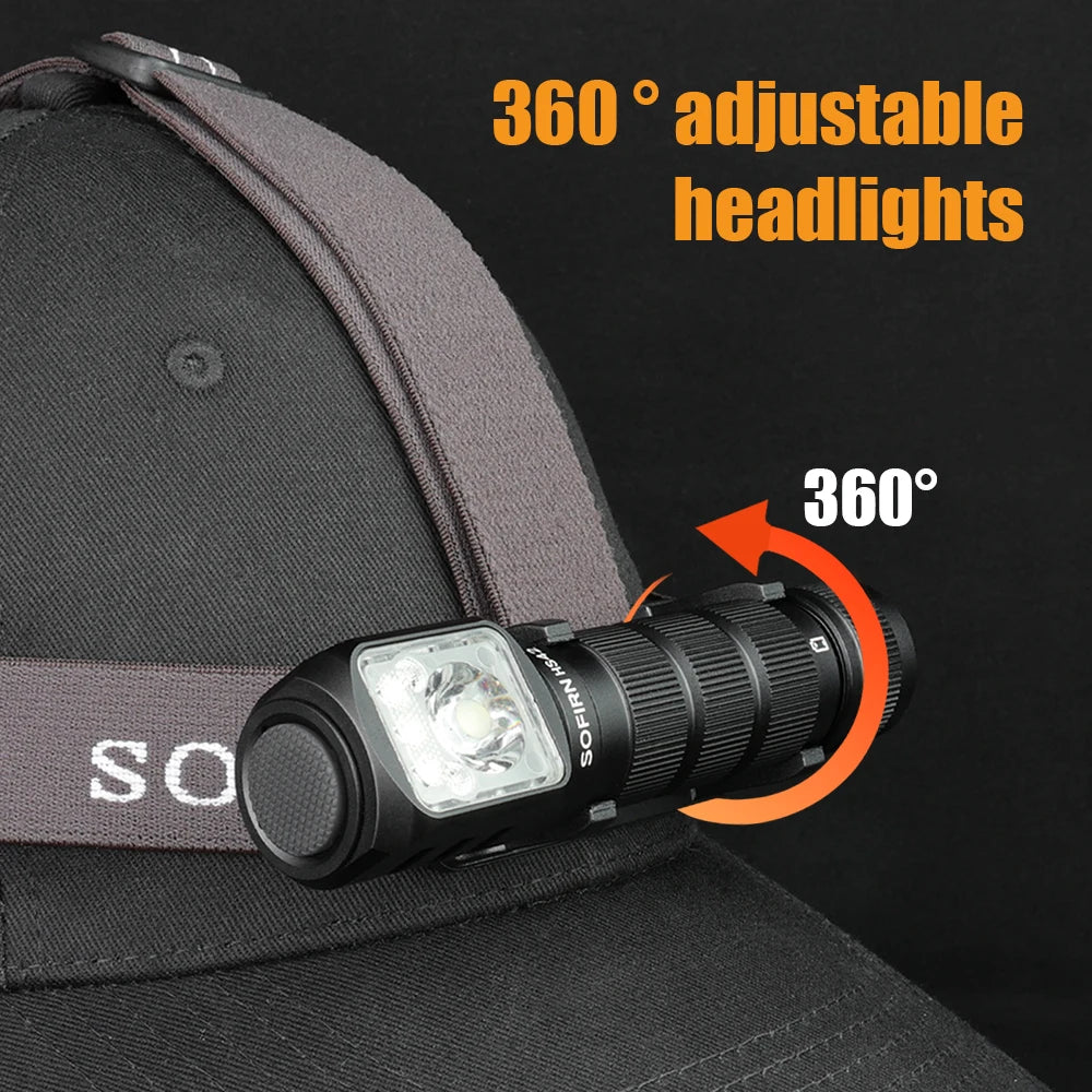 Sofirn HS42 Headlamp 2100lm USB C Rechargeable Flashlight