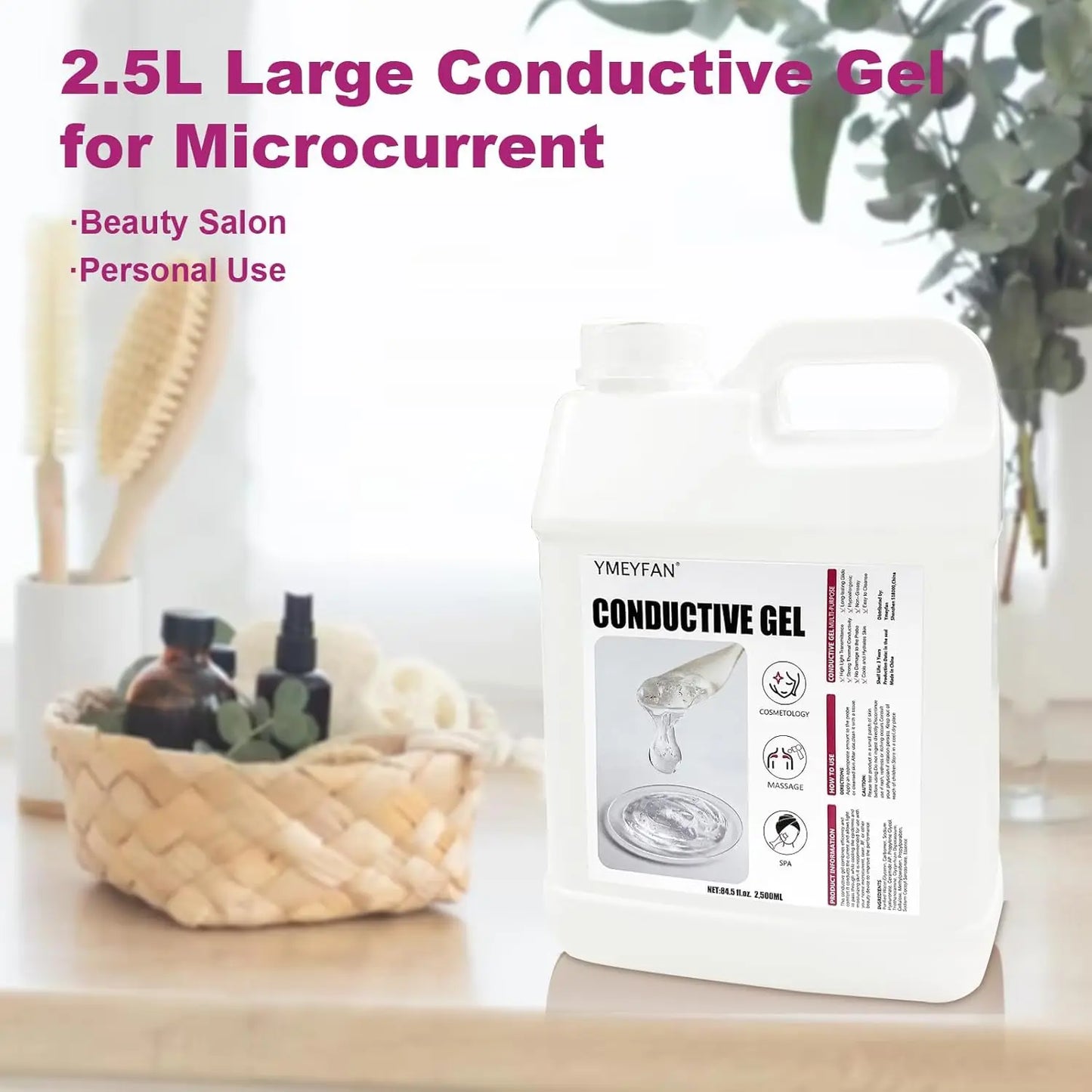 YMEYFAN Conductive Gel for Ultrasonic EMS and HIFU Treatments