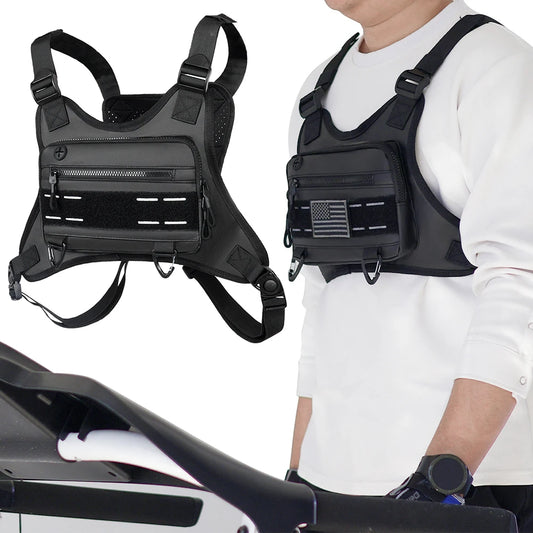 Shunmaii Sports Chest Bag Running Vest With Front Phone Holder