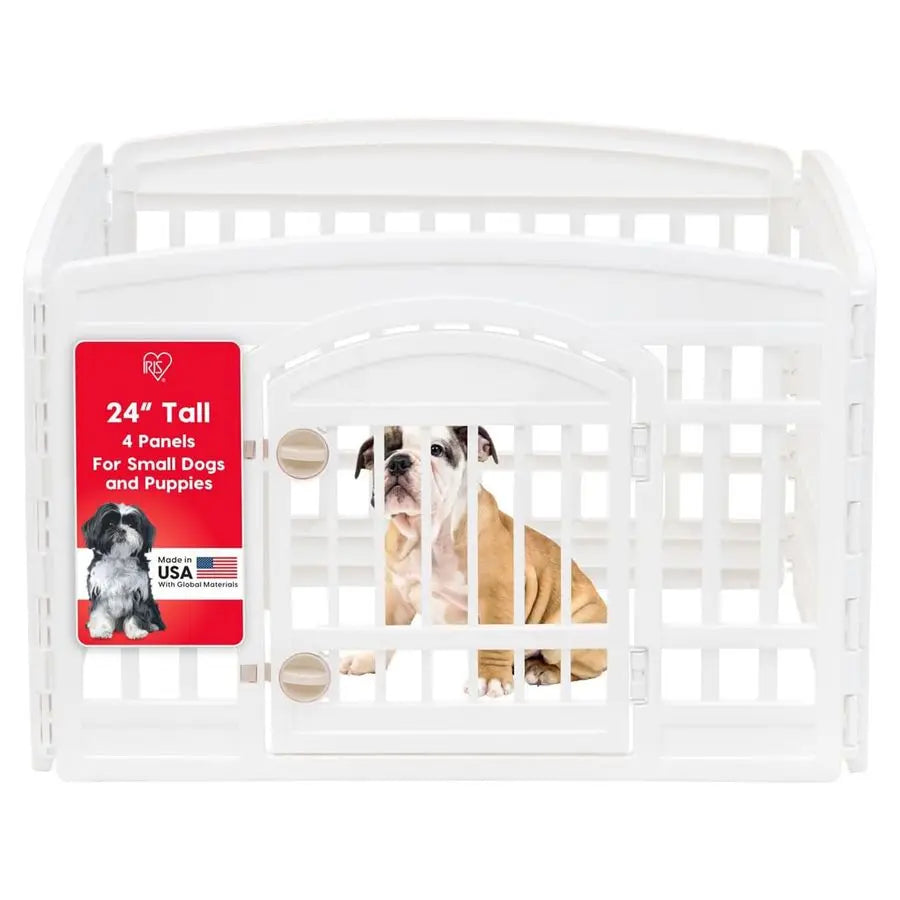 USA Made 4 Panel Canine Playpen With Door Indoor Use