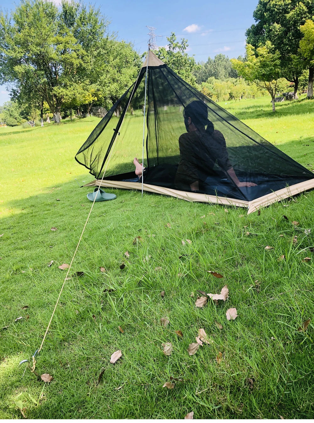 Kamperbox Ultralight Tent  Camping Tents Outdoor Camping Pole less Tent MT380