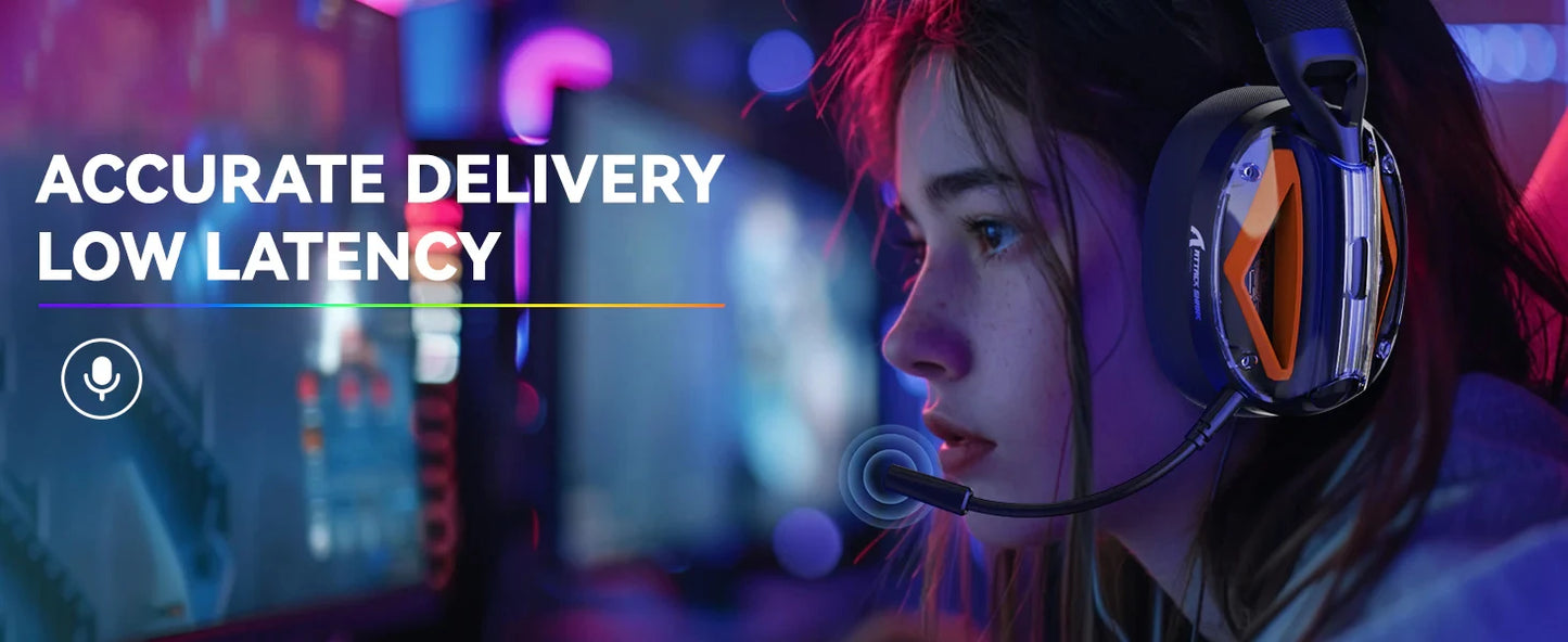 Attack Shark L60 Ultra Light Tri Mode Wireless Headset