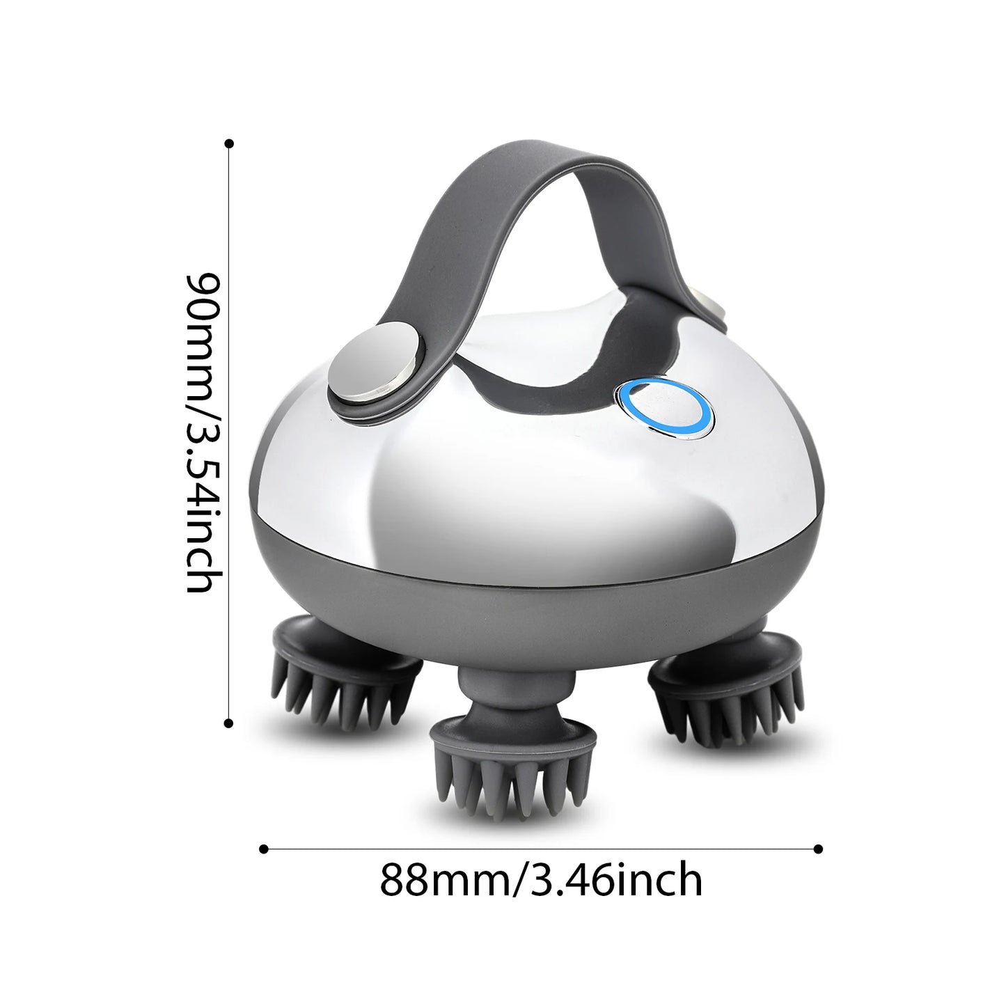 APWIKOGER Electric Scalp Massager With 8 Silicone Heads