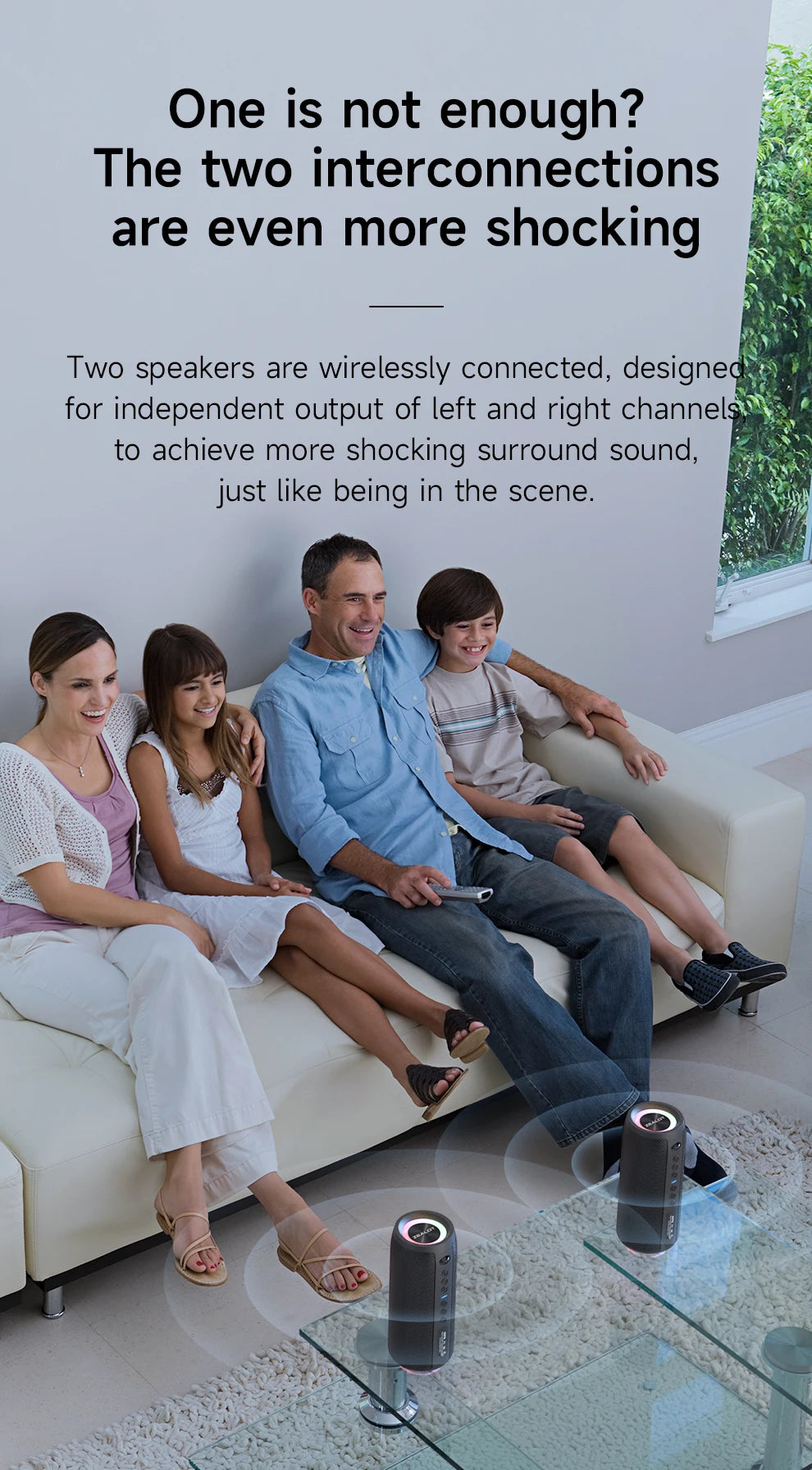 ZEALOT S51Pro 40W IPX5 Waterproof Bluetooth Speaker TWS