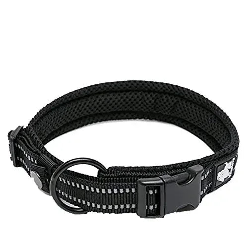 TRUELOVECN Truelove Nylon Dog Collar Padded Reflective Quick Release