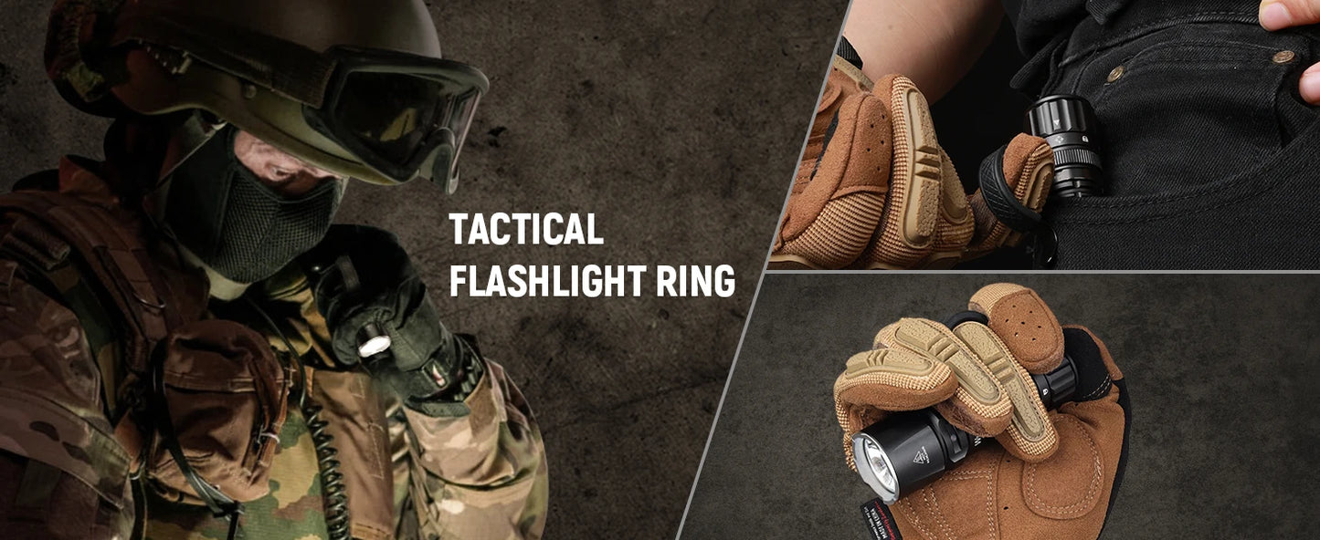 Wurkkos TD07 1300LM Tactical Flashlight Long Throw IP68