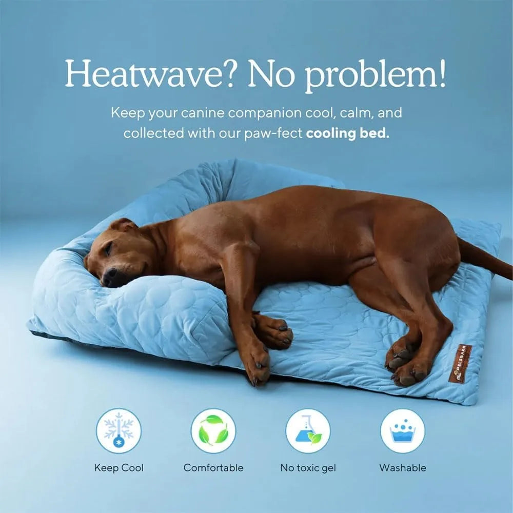 Chill Max Cooling Dog Mattress for Breathable Washable Comfort
