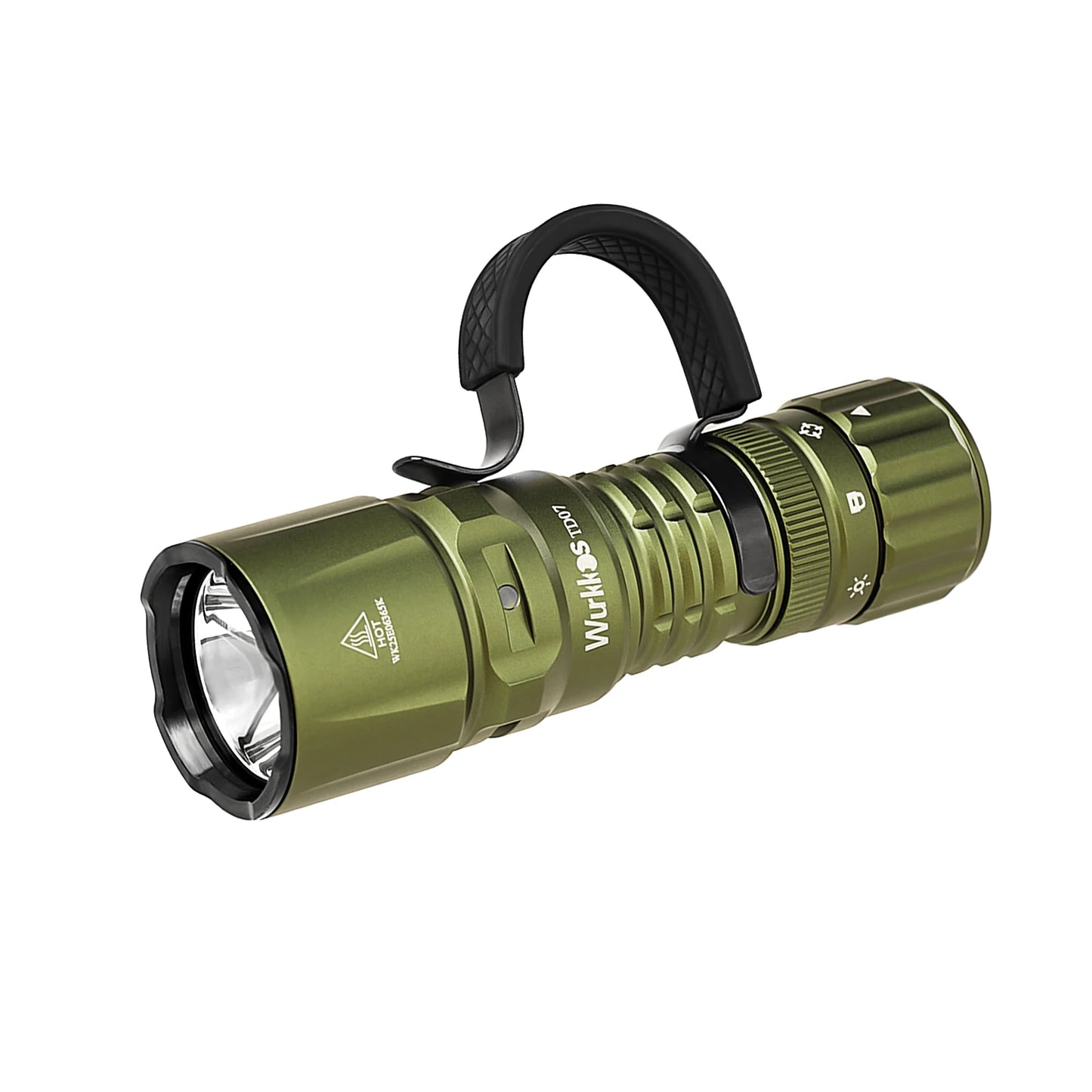 Wurkkos TD07 1300LM Tactical Flashlight Long Throw IP68