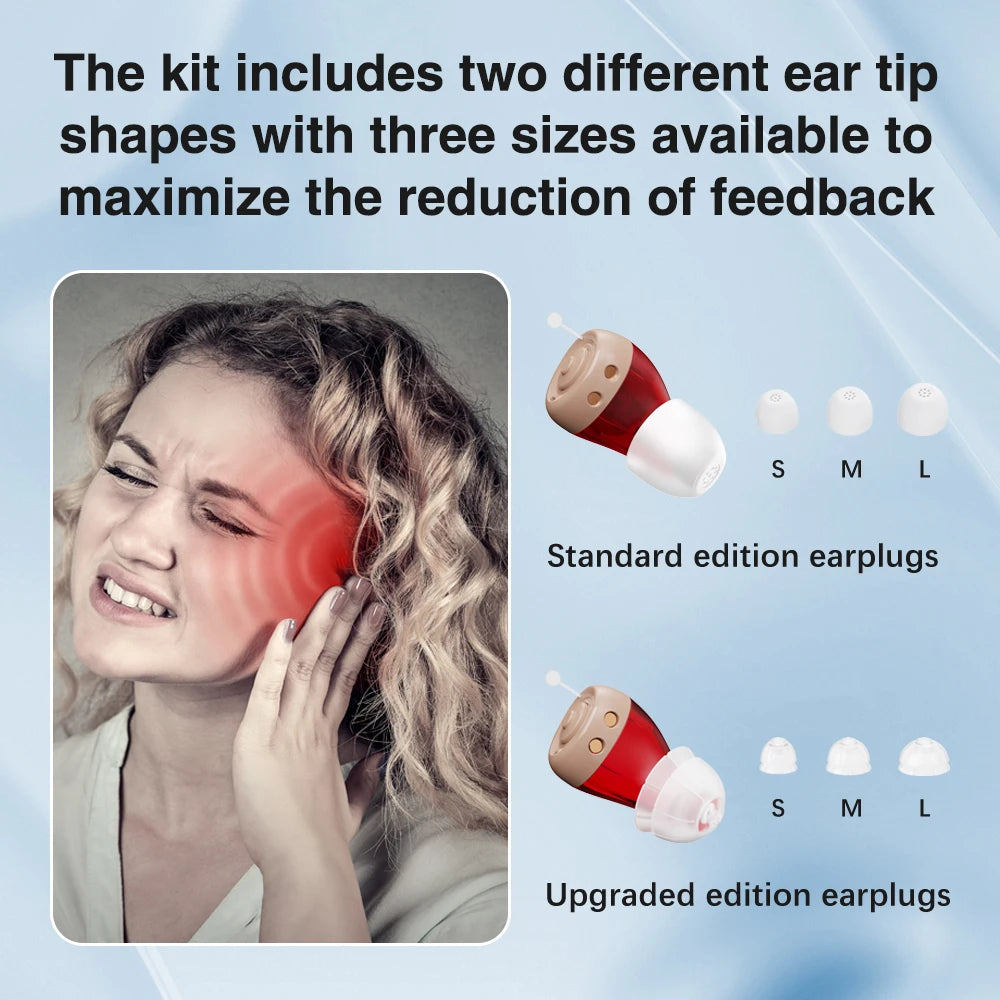 Hign-concerned JINGHAO Rechargeable In Ear Hearing Aids With Enhanced Amplification