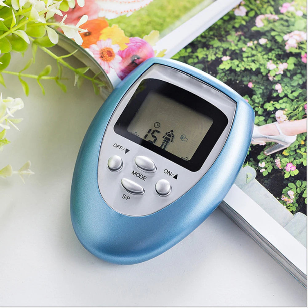 8 Modes Tens Muscle Stimulator Massage Machine For Pain Relief And Physiotherapy With Power Off