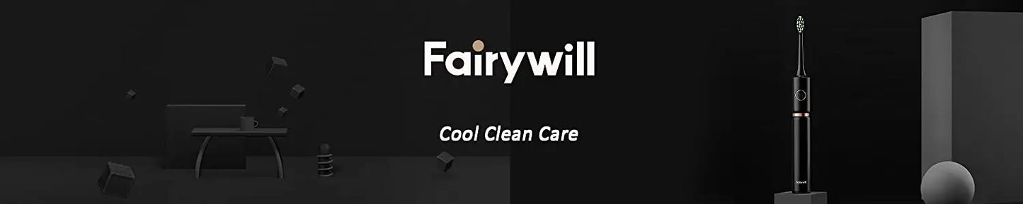 Fairywill FW507 Electric Sonic Toothbrush Waterproof USB Rechargeable
