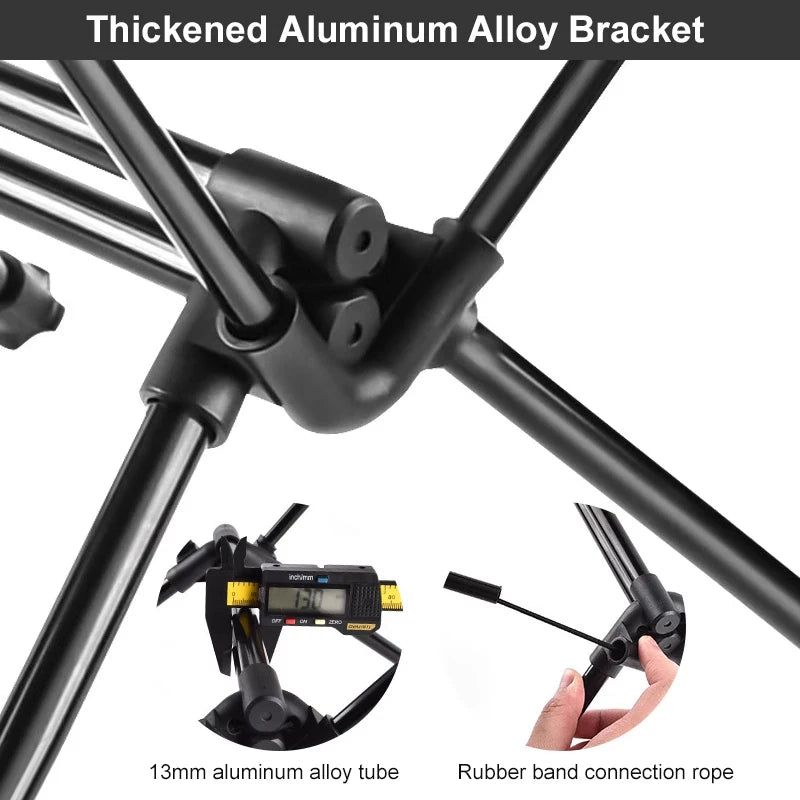 West Tune Folding Aluminum Camping Table With Mesh Storage Bag