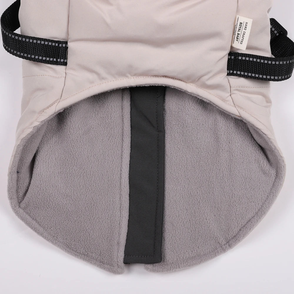 Guangdong Winter Dog Jacket With Harness Waterproof Coat