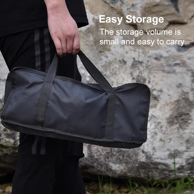 West Tune Folding Aluminum Camping Table With Mesh Storage Bag