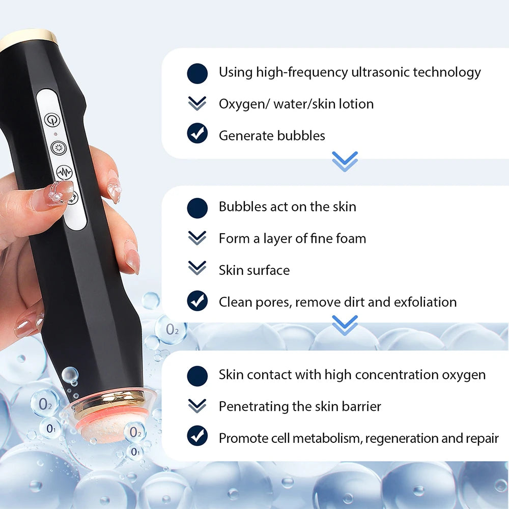 Foreverlily Oxygen Bubble Pen CO2 Facial Machine For Skin Care