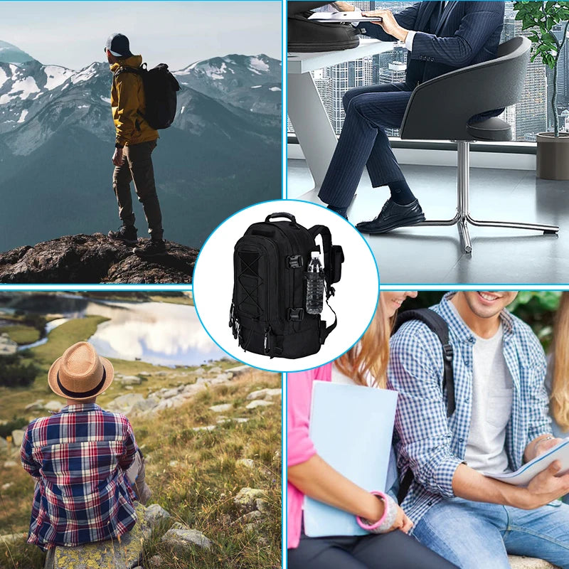 LQARMY Military Tactical Backpack Molle Assault Rucksack Outdoors