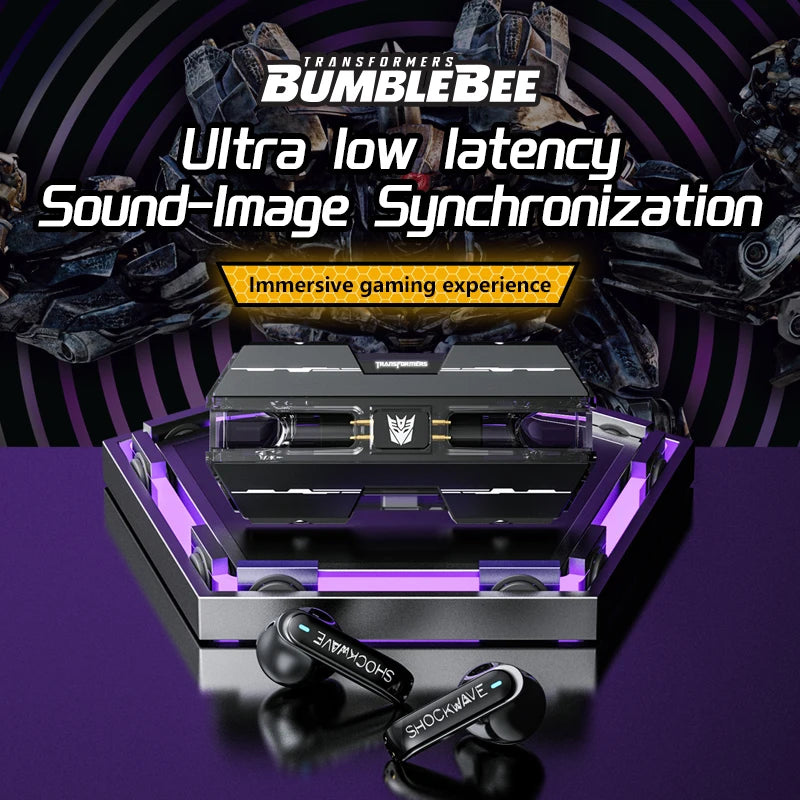 Transformers TF-T01 Gaming Earphones Bluetooth 5.3 Wireless Earbuds