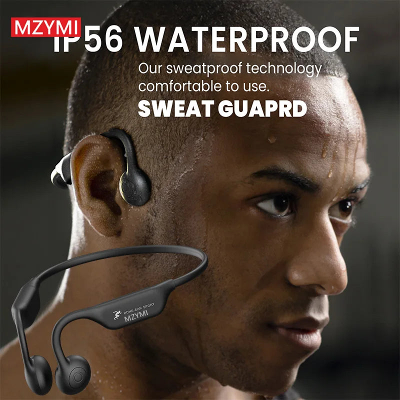 INMAS MZYMI A18 TWS Earphones Bone Conduction Neckband IP56 Waterproof