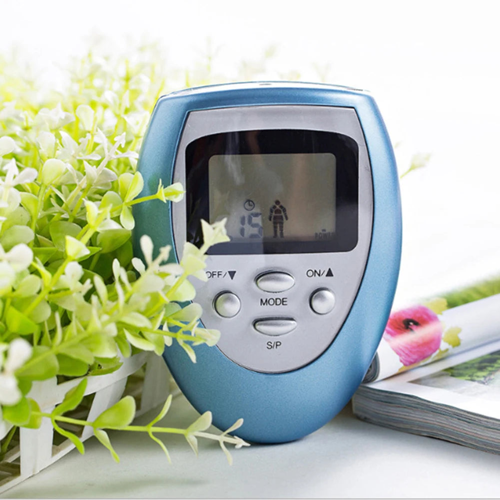 8 Modes Tens Muscle Stimulator Massage Machine For Pain Relief And Physiotherapy With Power Off