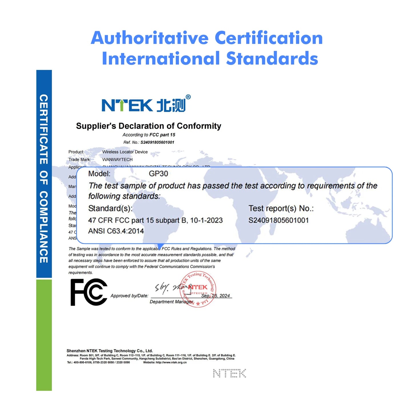 WANWAYTECH 4G Pet GPS Tracker With Waterproof Locator And App