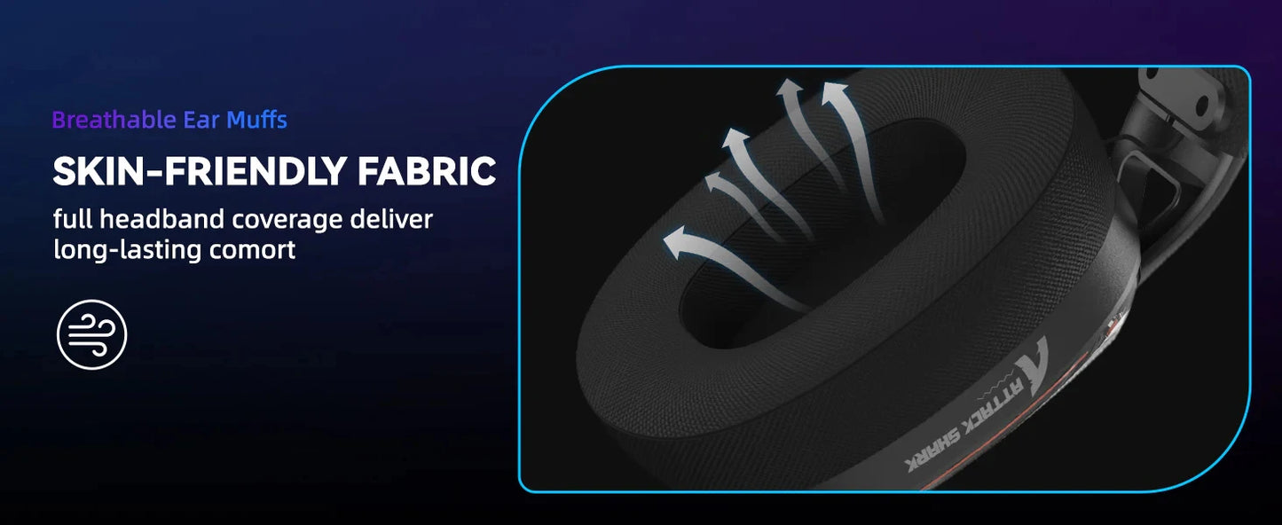 Attack Shark L60 Ultra Light Tri Mode Wireless Headset