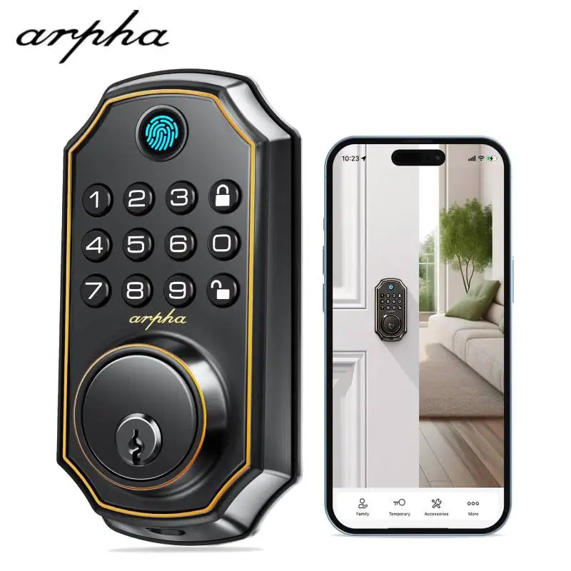 Arpha D280 Keyless Entry Door Lock 5 in 1 Deadbolt