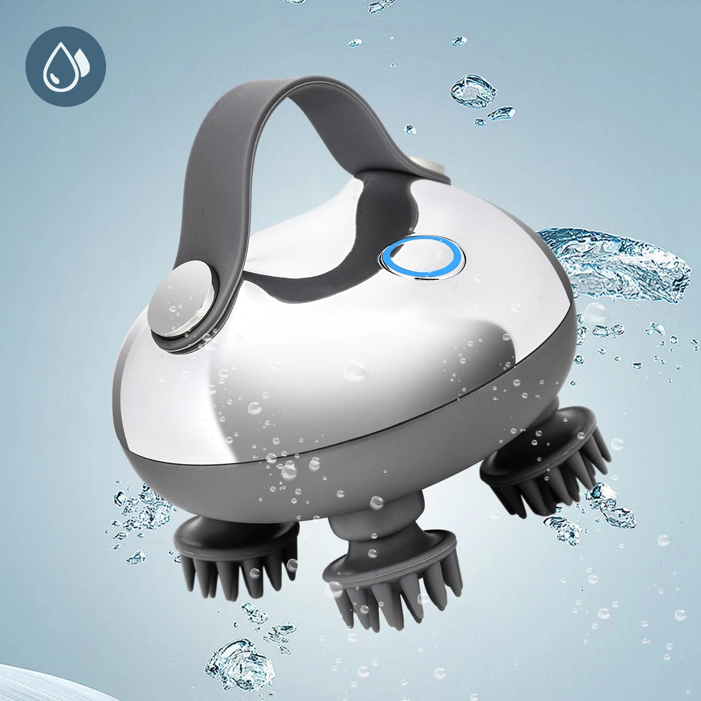 APWIKOGER Electric Scalp Massager With 8 Silicone Heads