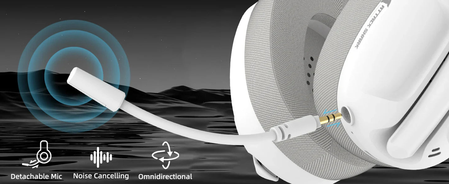 Attack Shark L80 Ultra Light Tri Mode Gaming Headset