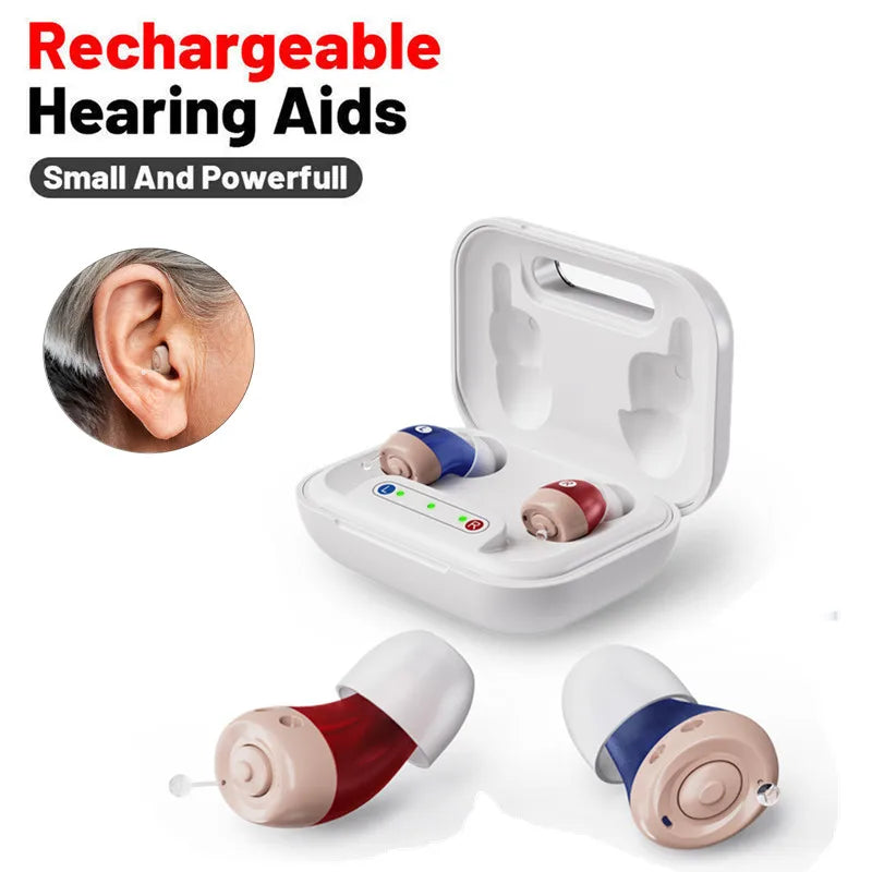 Hign-concerned JINGHAO Rechargeable In Ear Hearing Aids With Enhanced Amplification