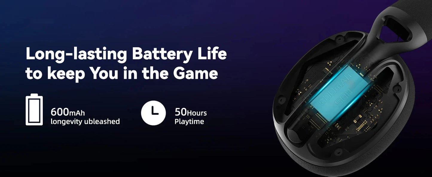 Attack Shark L60 Ultra Light Tri Mode Wireless Headset