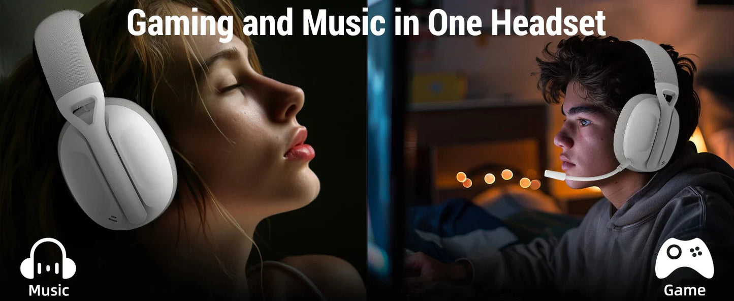 Attack Shark L80 Ultra Light Tri Mode Gaming Headset