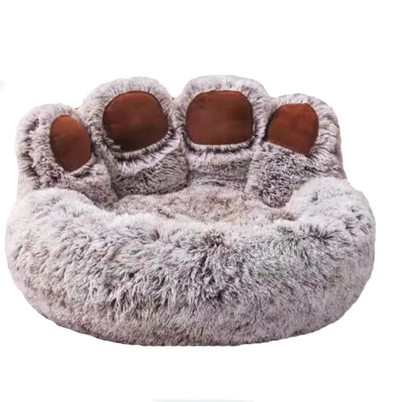 BeiYu Pet Fluffy Dog Bed Winter Warm Soft Kennel Mat