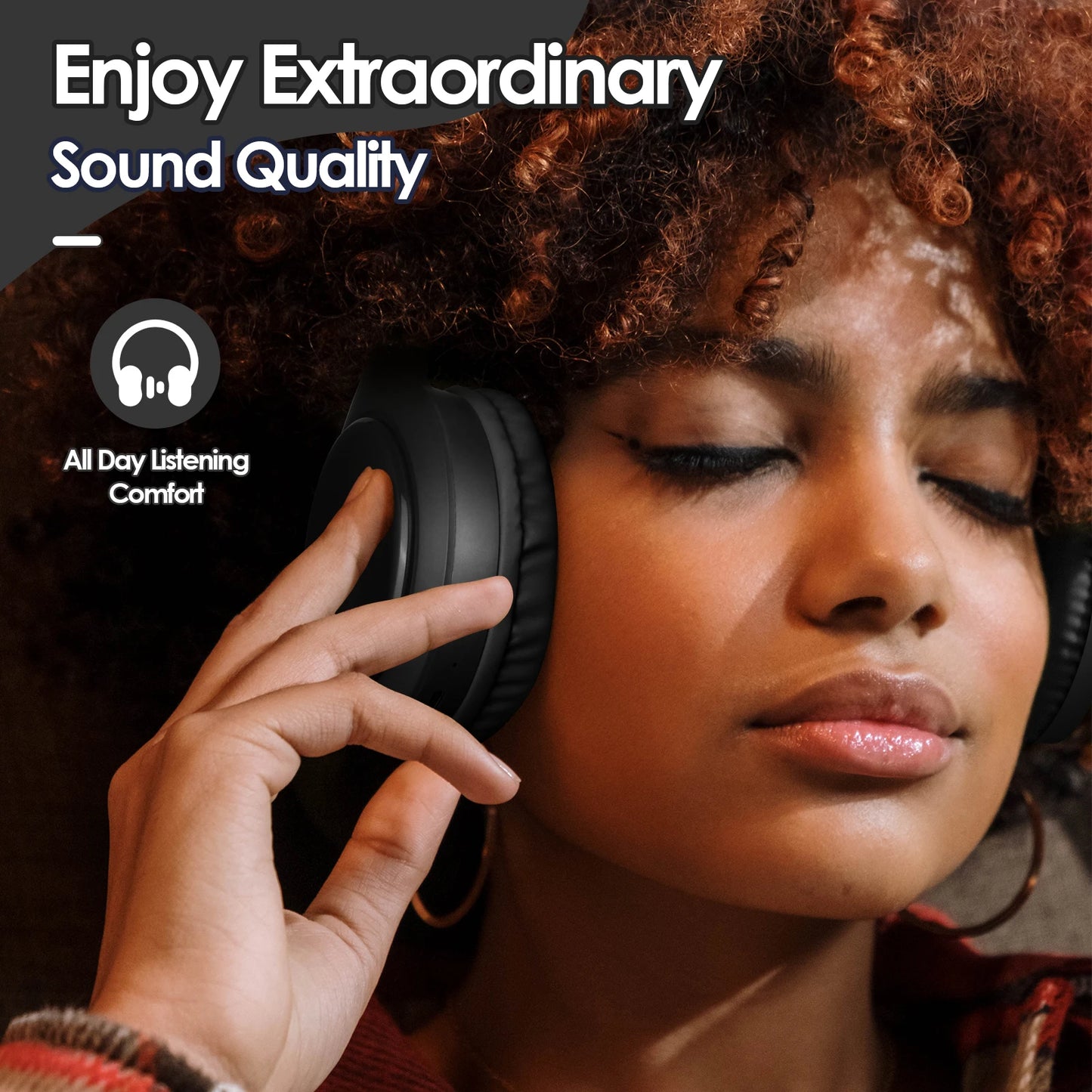 Siindoo Wireless Bluetooth Headphones JH-919 Foldable Stereo Earphones With Mic