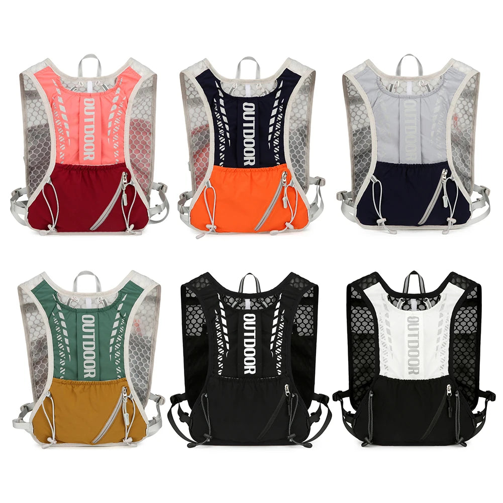 Shunmaii Hydration Running Vest Lightweight Reflective for Outdoors