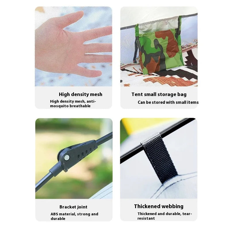 Pakicetus Automatic Quick Opening Camping Tent With Two Doors