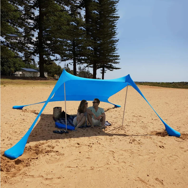 Building Outdoor Canopy Tent Portable Lawn Beach Shelter Sun Protection and Cooling