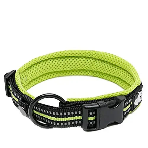 TRUELOVECN Truelove Nylon Dog Collar Padded Reflective Quick Release