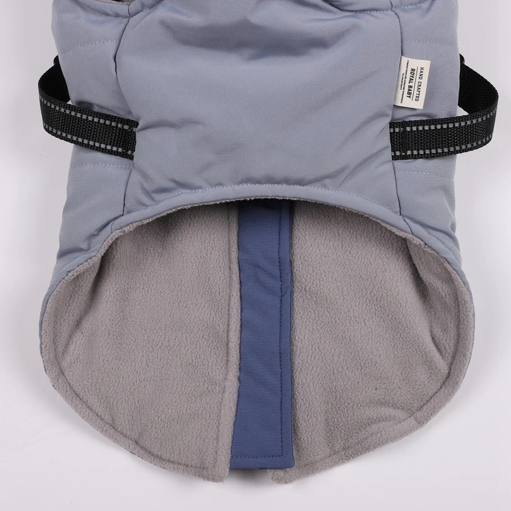 Guangdong Winter Dog Jacket With Harness Waterproof Coat