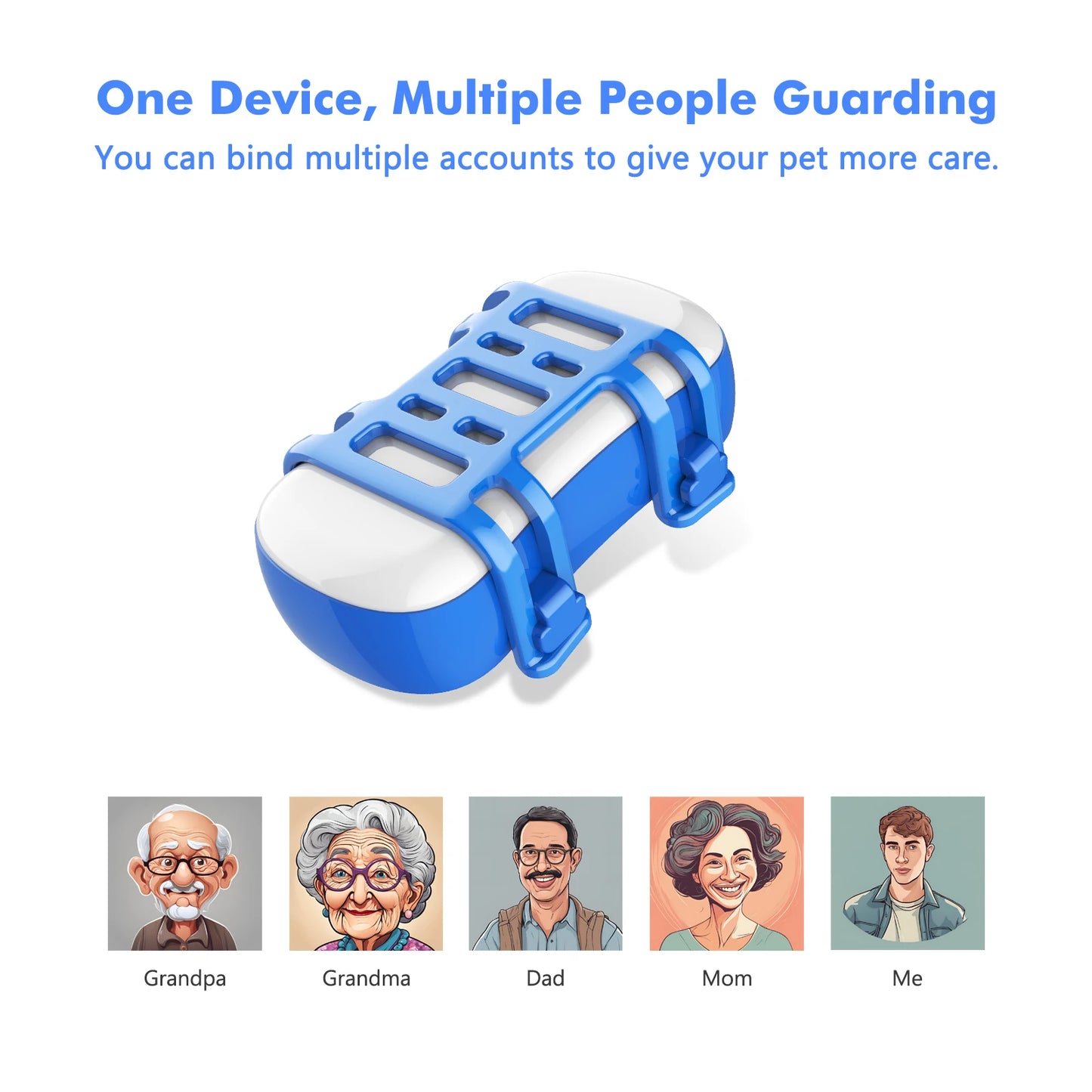 WANWAYTECH 4G Mini GPS Tracker Cat Waterproof Live Locator App