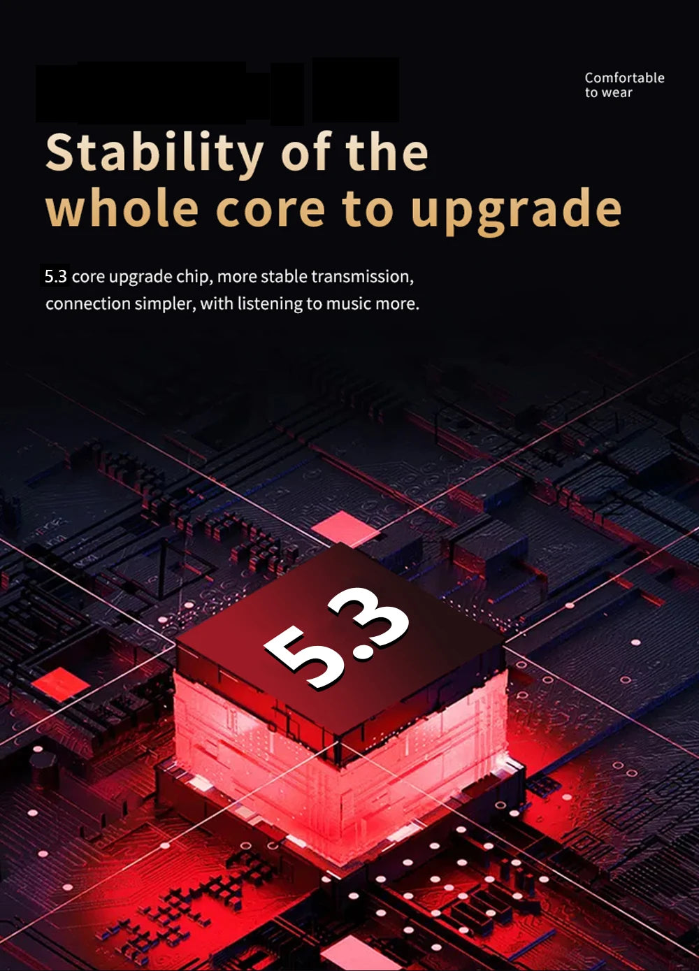 GREATWALL NES TWS Wireless Earphones With Built In Microphone