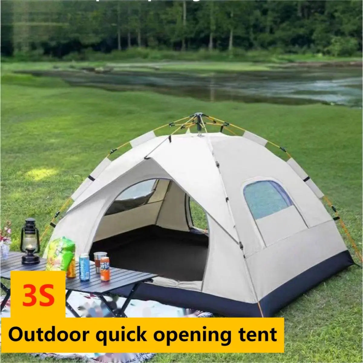 Pakicetus Automatic Quick Opening Camping Tent With Two Doors