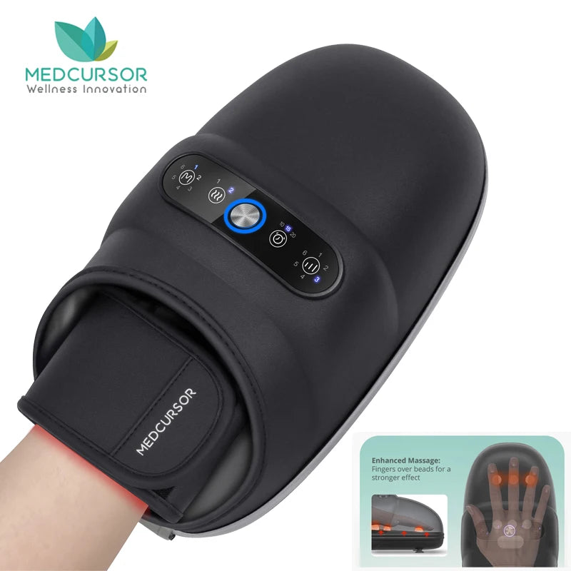 Medcursor Wireless Electric Hand Massager With Air Compression AcupointNumbnessRelief